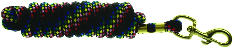 Hy Plaited Lead Rope - Black Multi